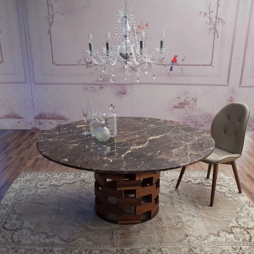 Tavolo rotondo Colosseo di Tonin Casa