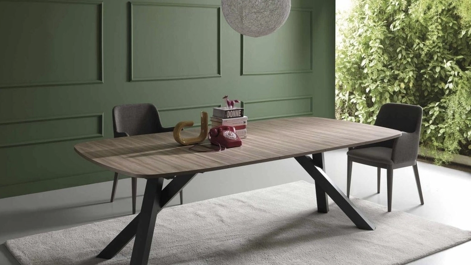 Tavolo quadrato allungabile Cross di Sedie Brianza