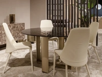 Tavolo Cube Round di Tonin Casa