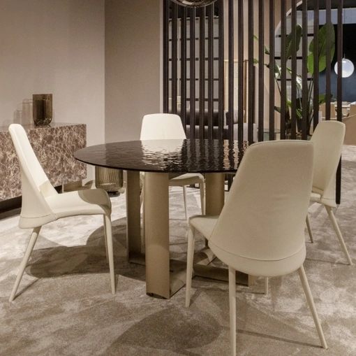 Tavolo Cube Round di Tonin Casa