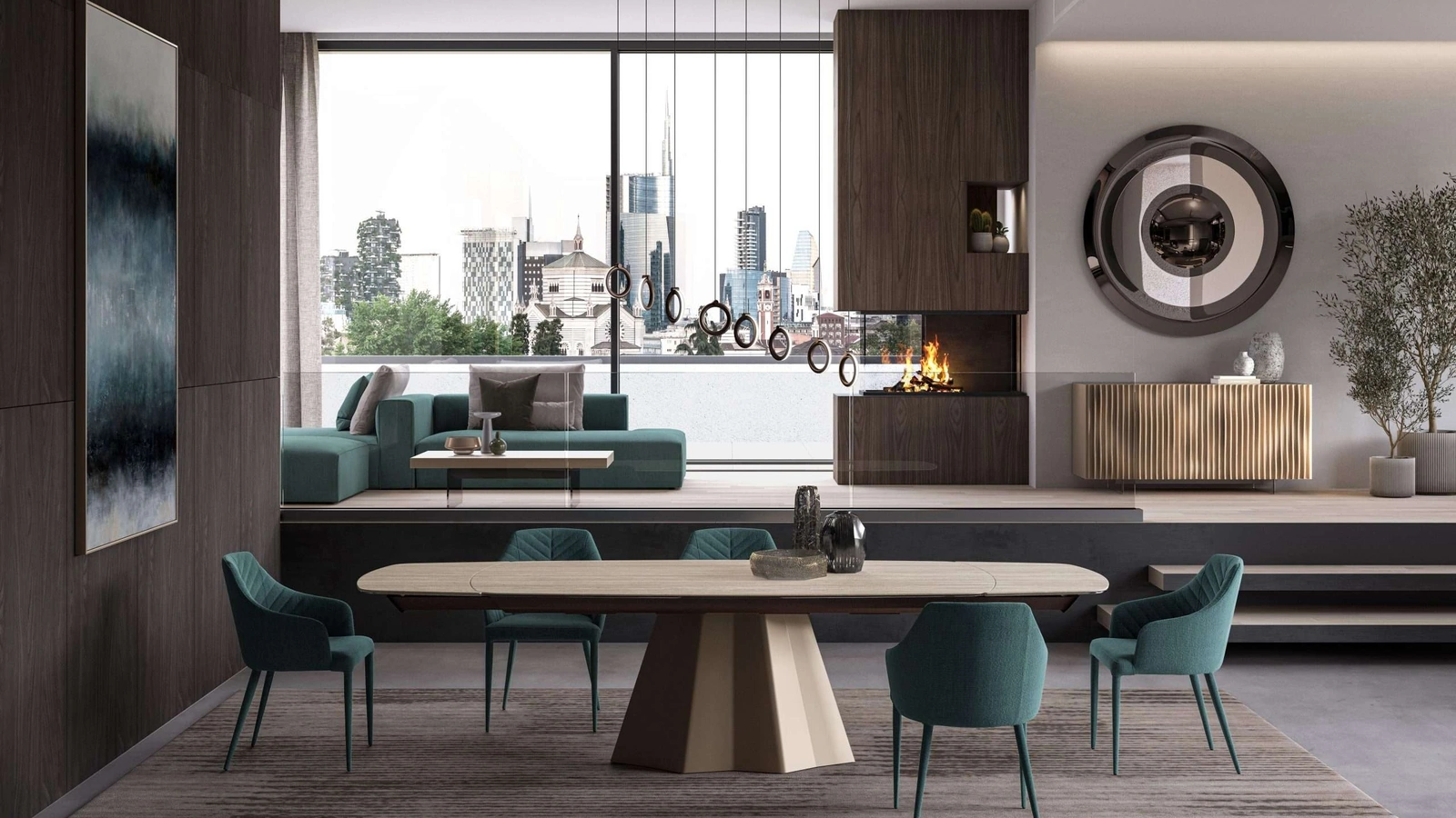 Tavolo allungabile Cupido di Ozzio