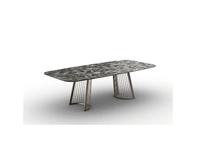 Tavolo Ettore in vetroceramica di Zamagna