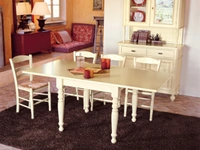 Tavolo allungabile da cucina in legno laccato Gilli di Tonin Casa