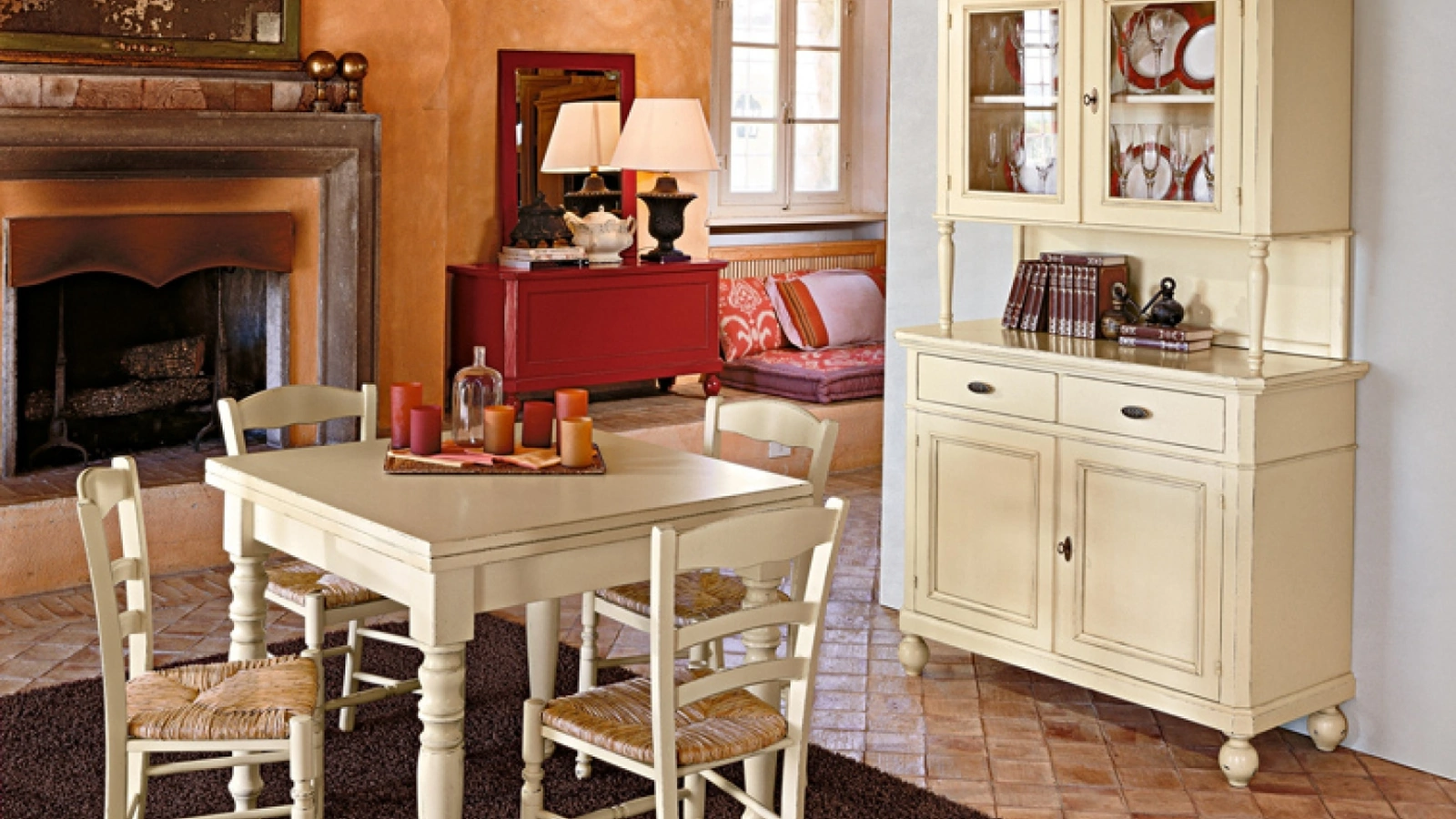 Tavolo quadrato allungabile da cucina in legno laccato Gilli di Tonin Casa