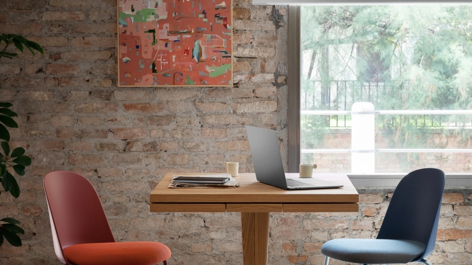 Tavolo allungabile Gualtiero in legno di Rovere Vintage di Miniforms