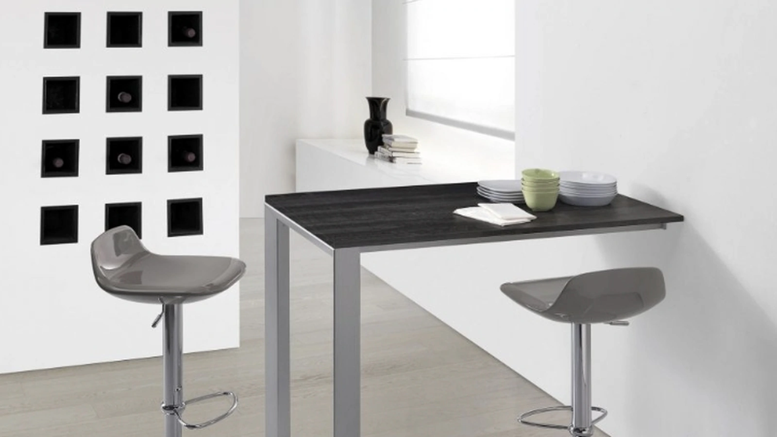 Tavolo allungabile a penisola High-up di Sedie Brianza