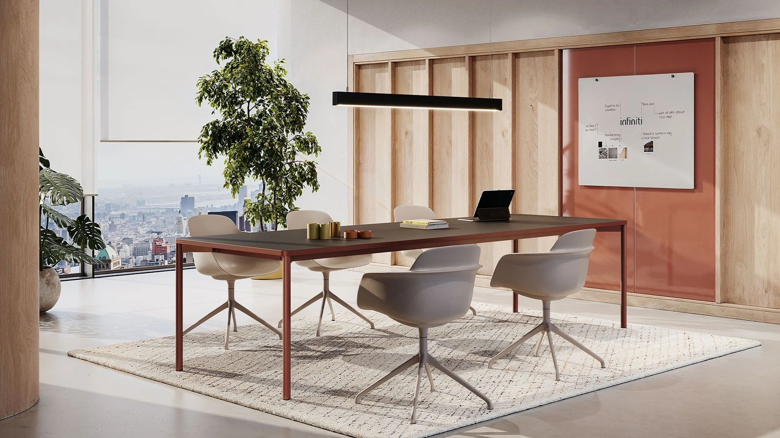 Tavolo Versable con top in laminato di Infiniti