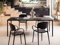 Tavolo rettangolare Iron di Connubia