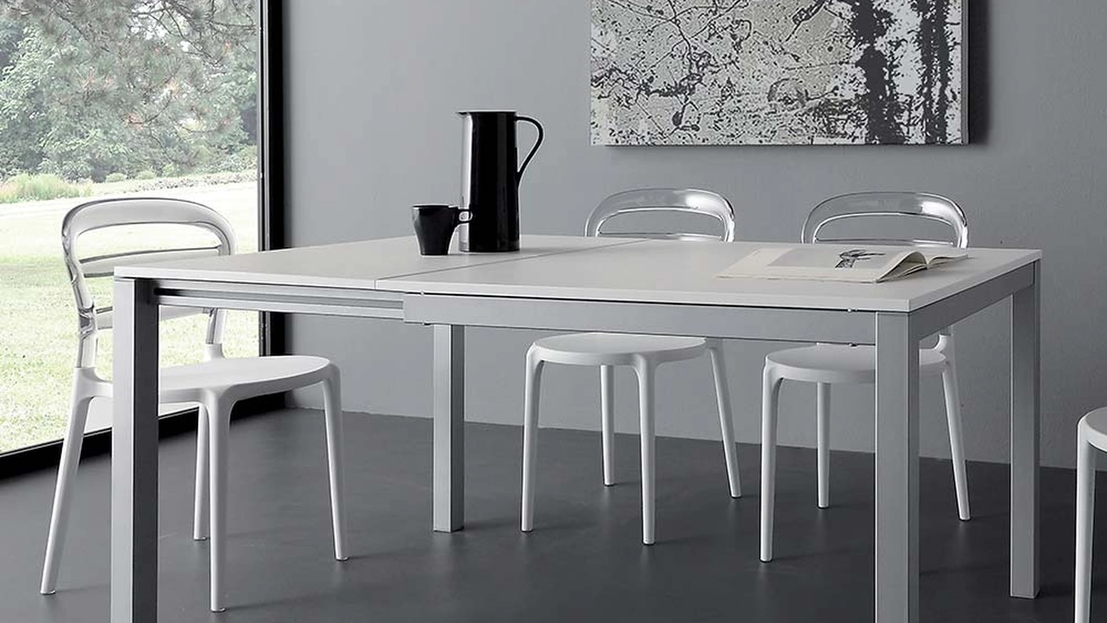 Tavolo allungabile Majestic Quadro di La Seggiola