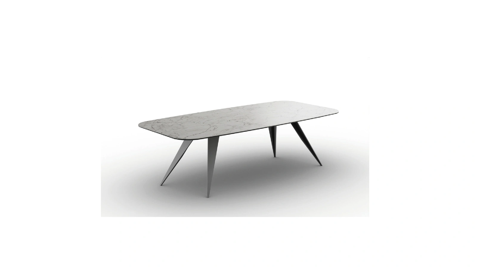 Tavolo Margot in vetroceramica di Zamagna