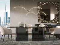 Tavolo in vetro Millerighe di Tonin Casa