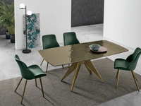 Tavolo Minosse in vetro di Target Point