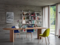 Tavolo Plauto in Rovere Fiammato di Miniforms