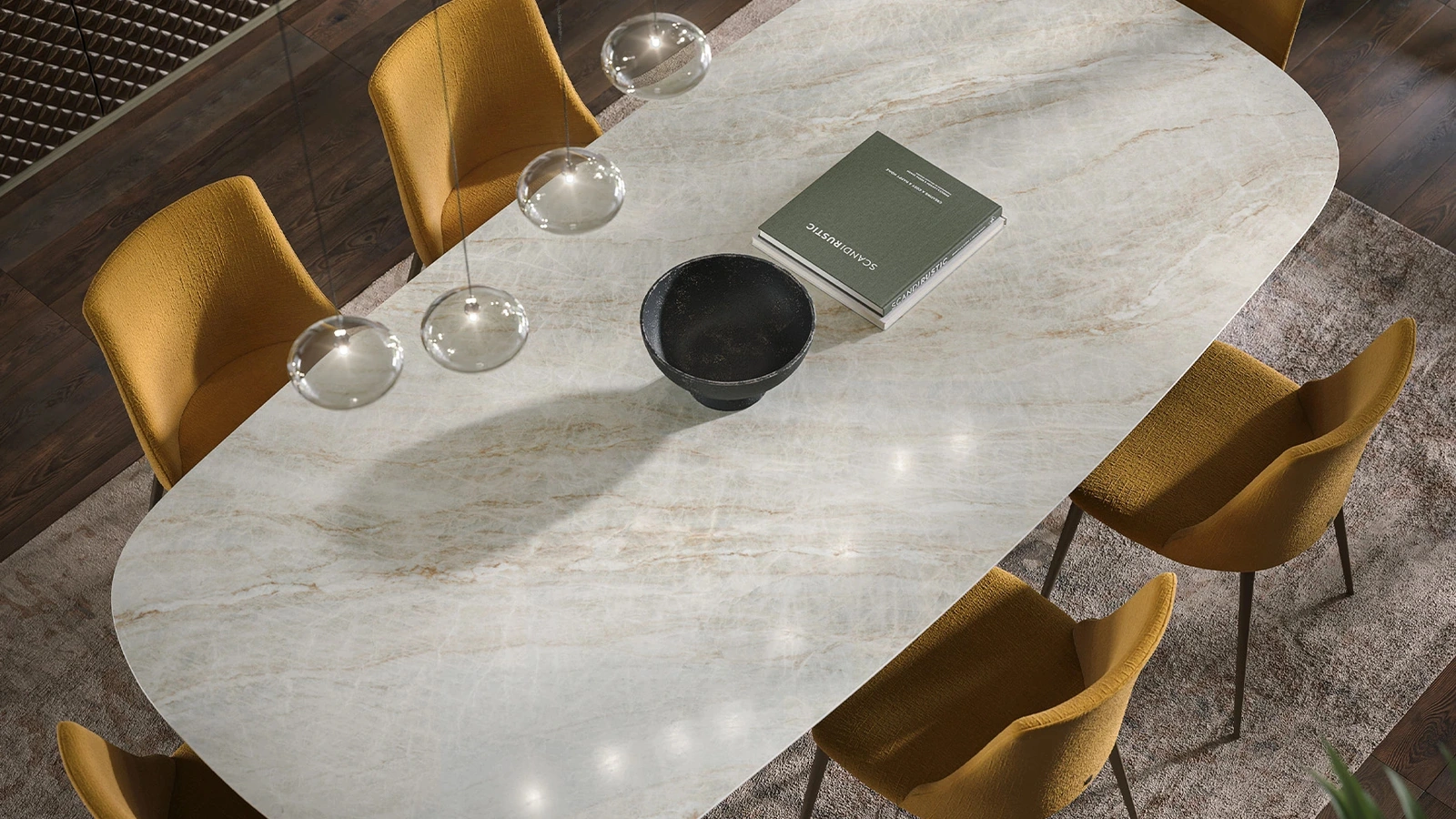 Tavolo Simposio in ceramica di Tonin Casa