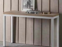 Tavolo Consolle allungabile in nobilitato rovere naturale Strip di La Seggiola