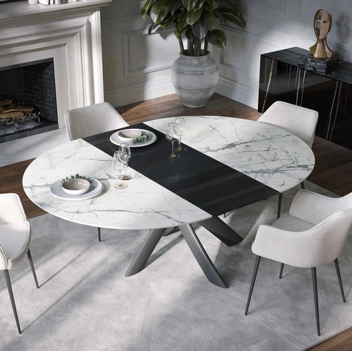 Tavolo allungabile Style Round di Tonin Casa