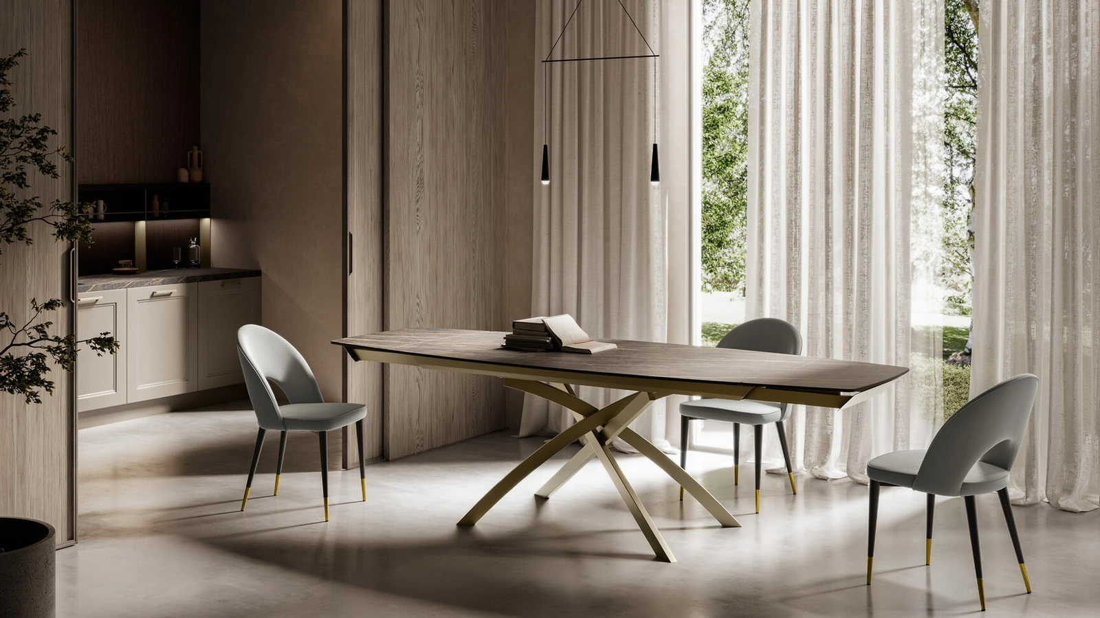 Tavolo allungabile Toledo gres di Arredo3