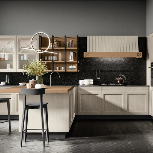 Cucina Moderna con penisola Frida 03 di Arredo3