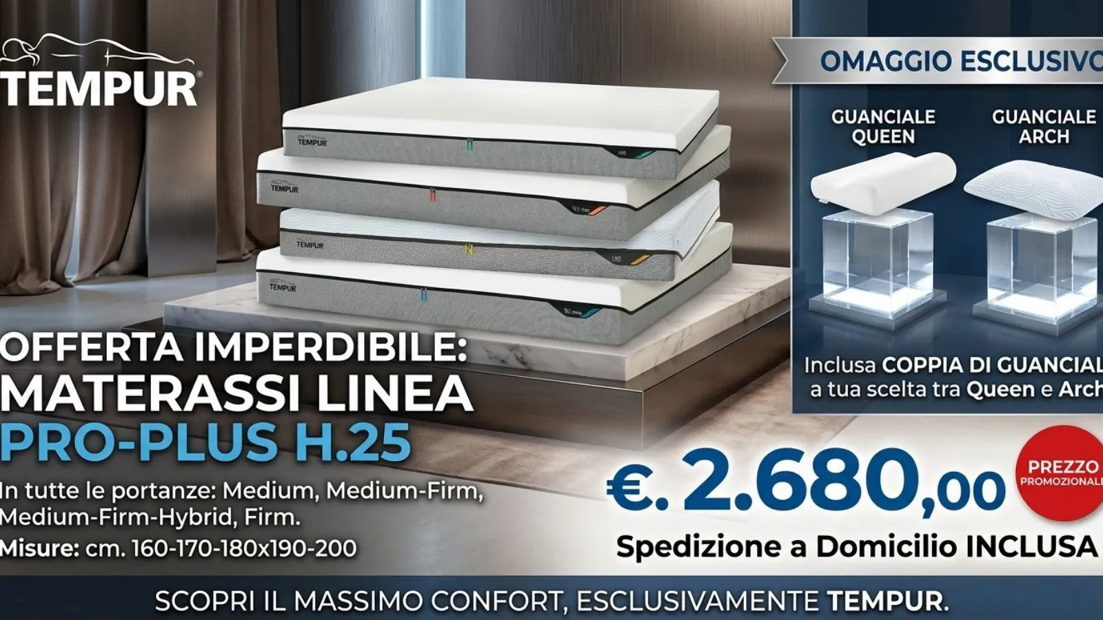 Nuova gamma PRO Tempur