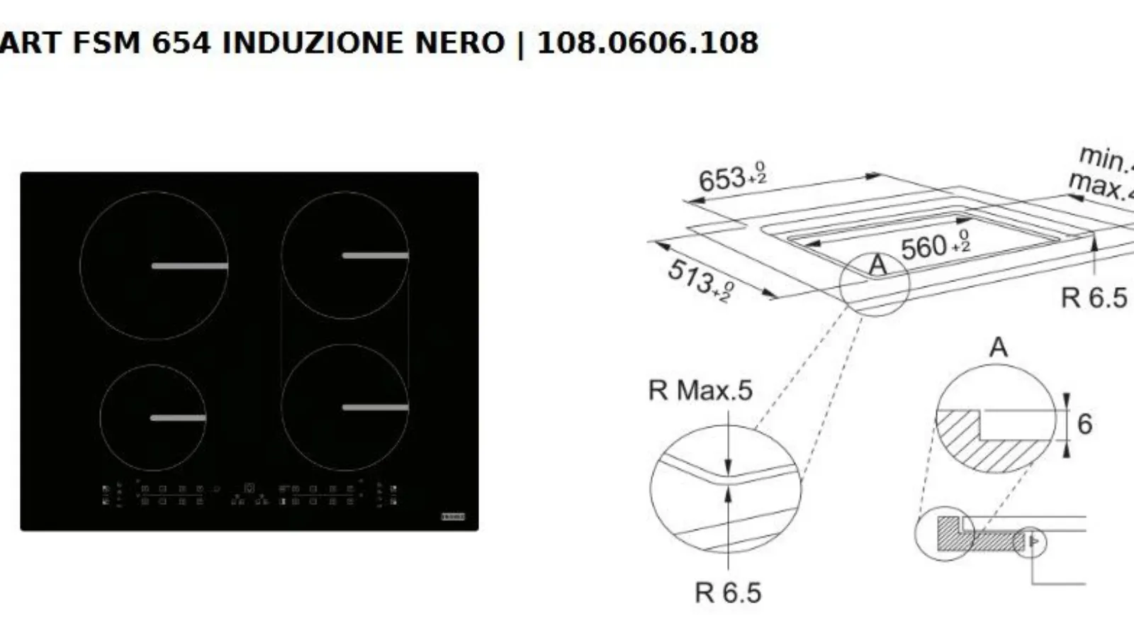 Piano cottura Franke 