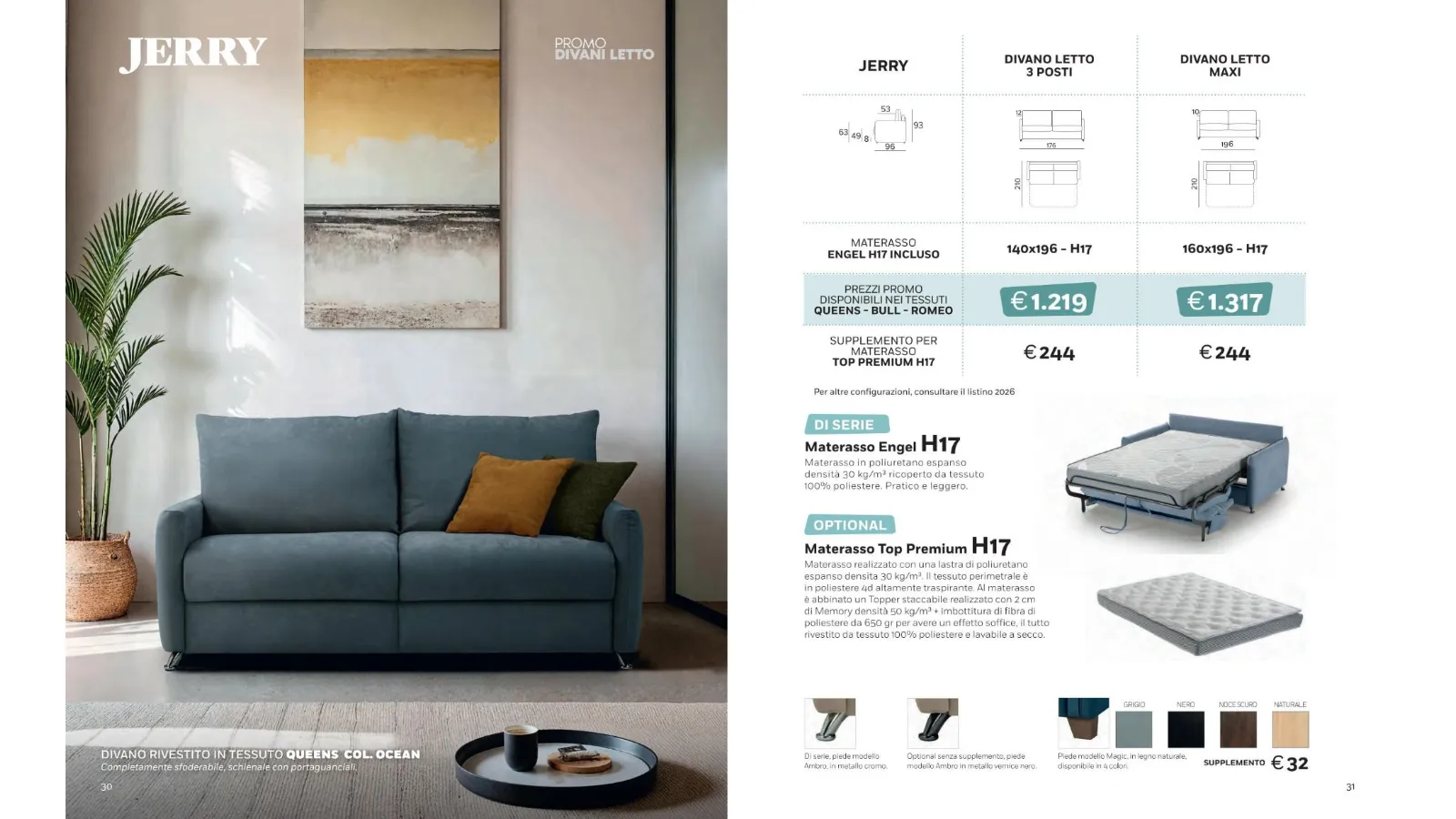Promo divani letto 2022