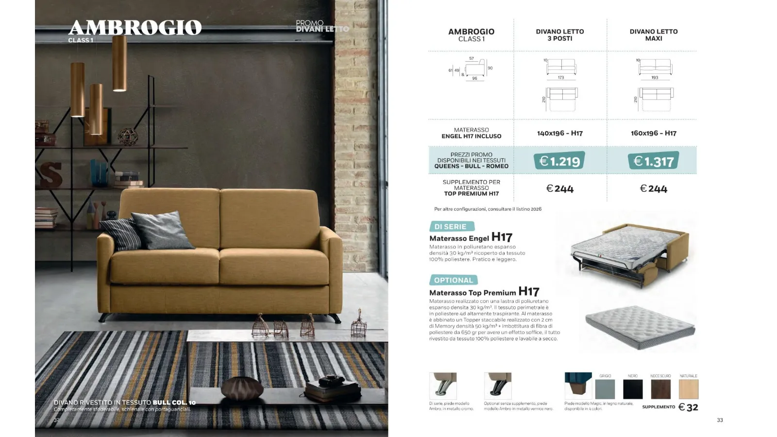 Promo divani letto 2022