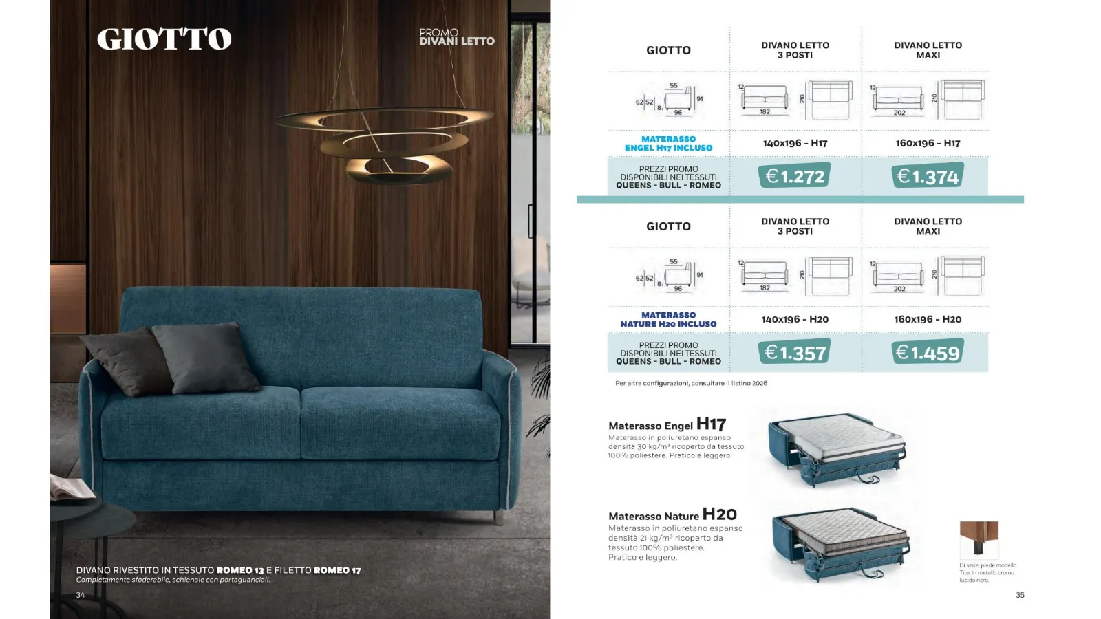 Promo divani letto 2022
