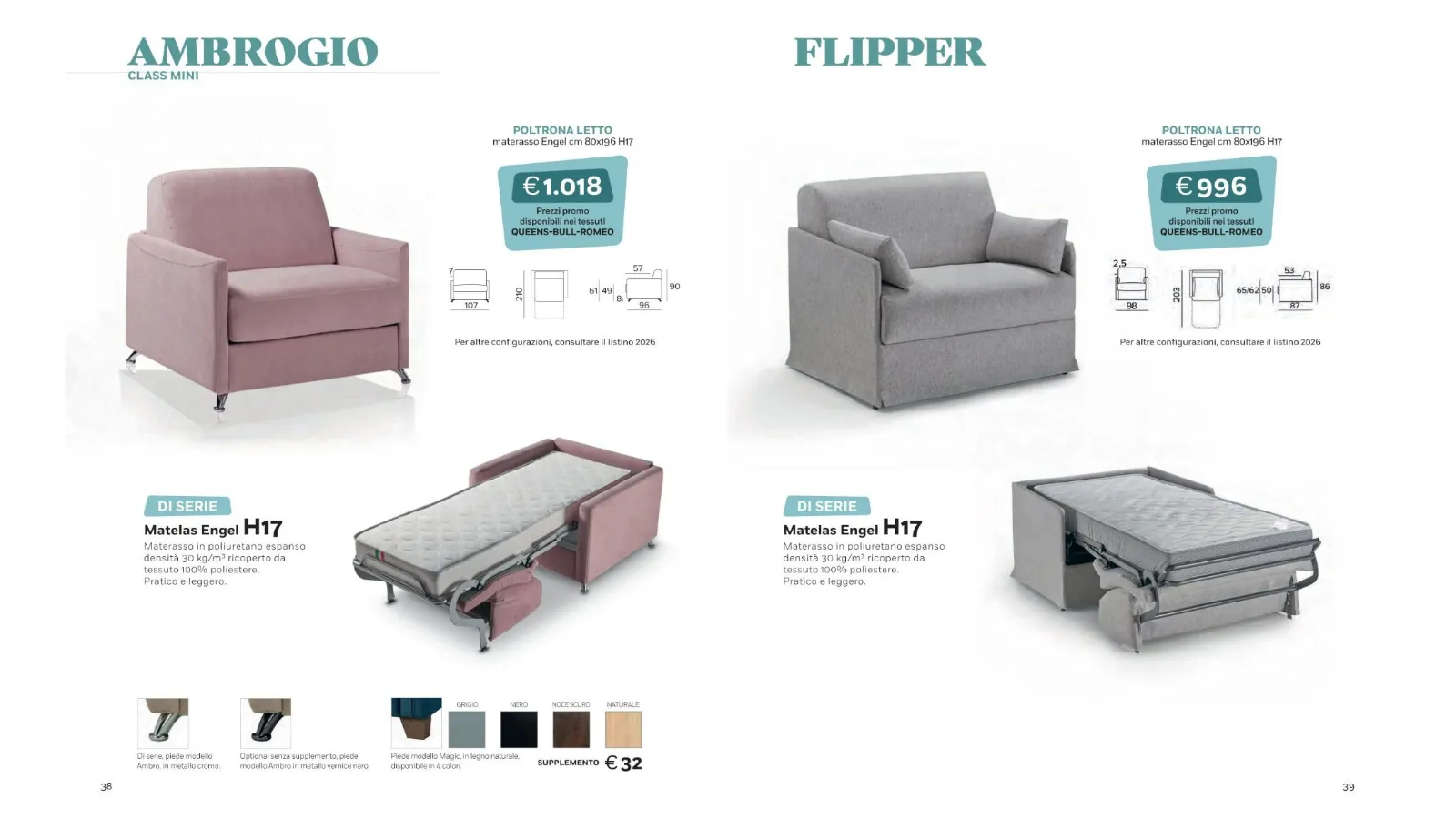 Promo divani letto 2022