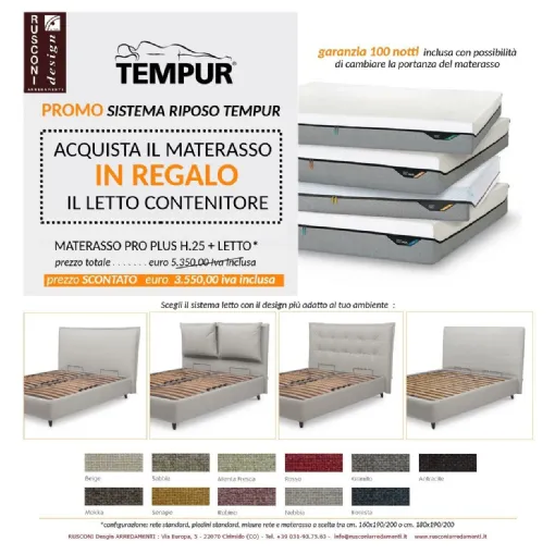 PROMO SISTEMA RIPOSO TEMPUR 