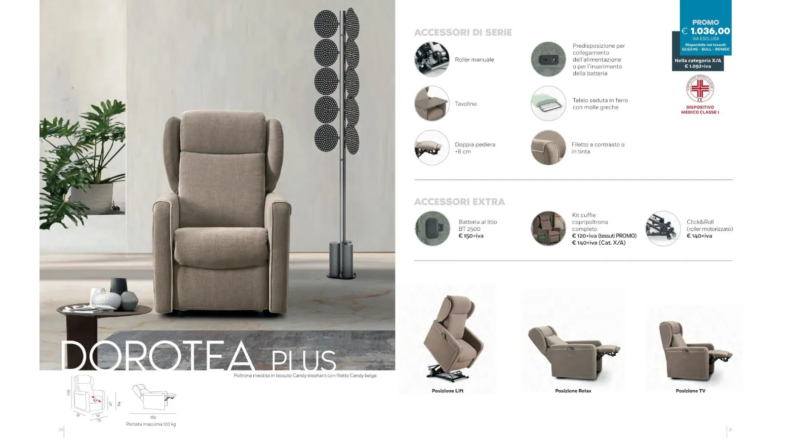 Poltrone Relax con alzapersona