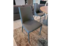 Sedia APEROL ecopelle grafite