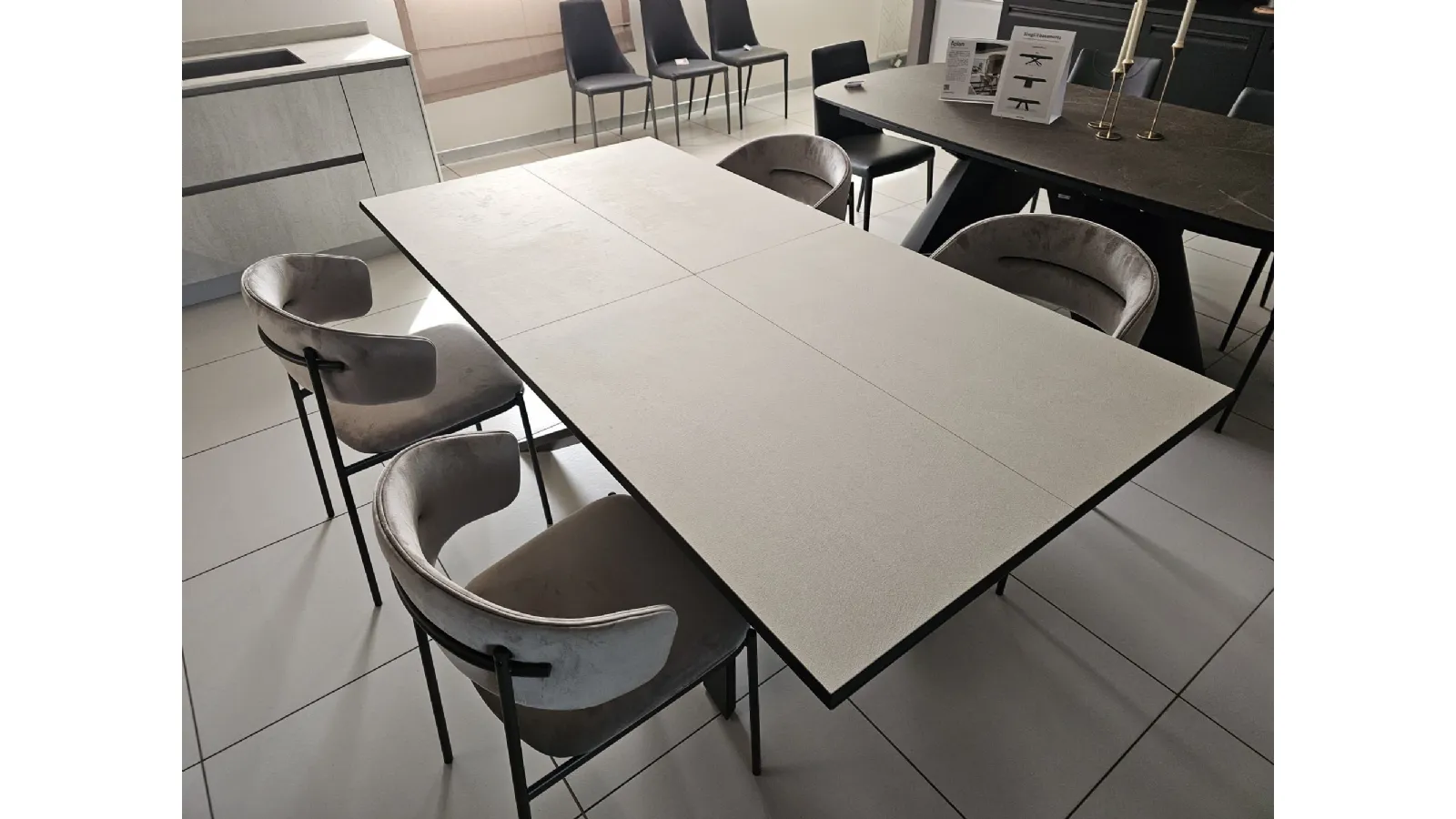 TAVOLO CERAMICA LUCE 