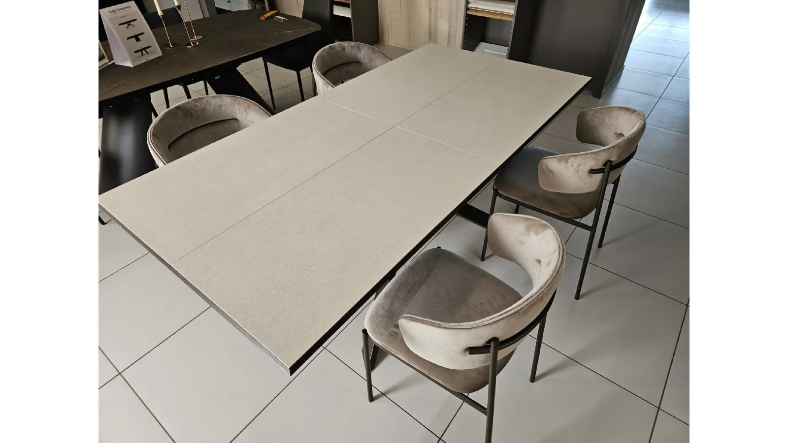 TAVOLO CERAMICA LUCE 