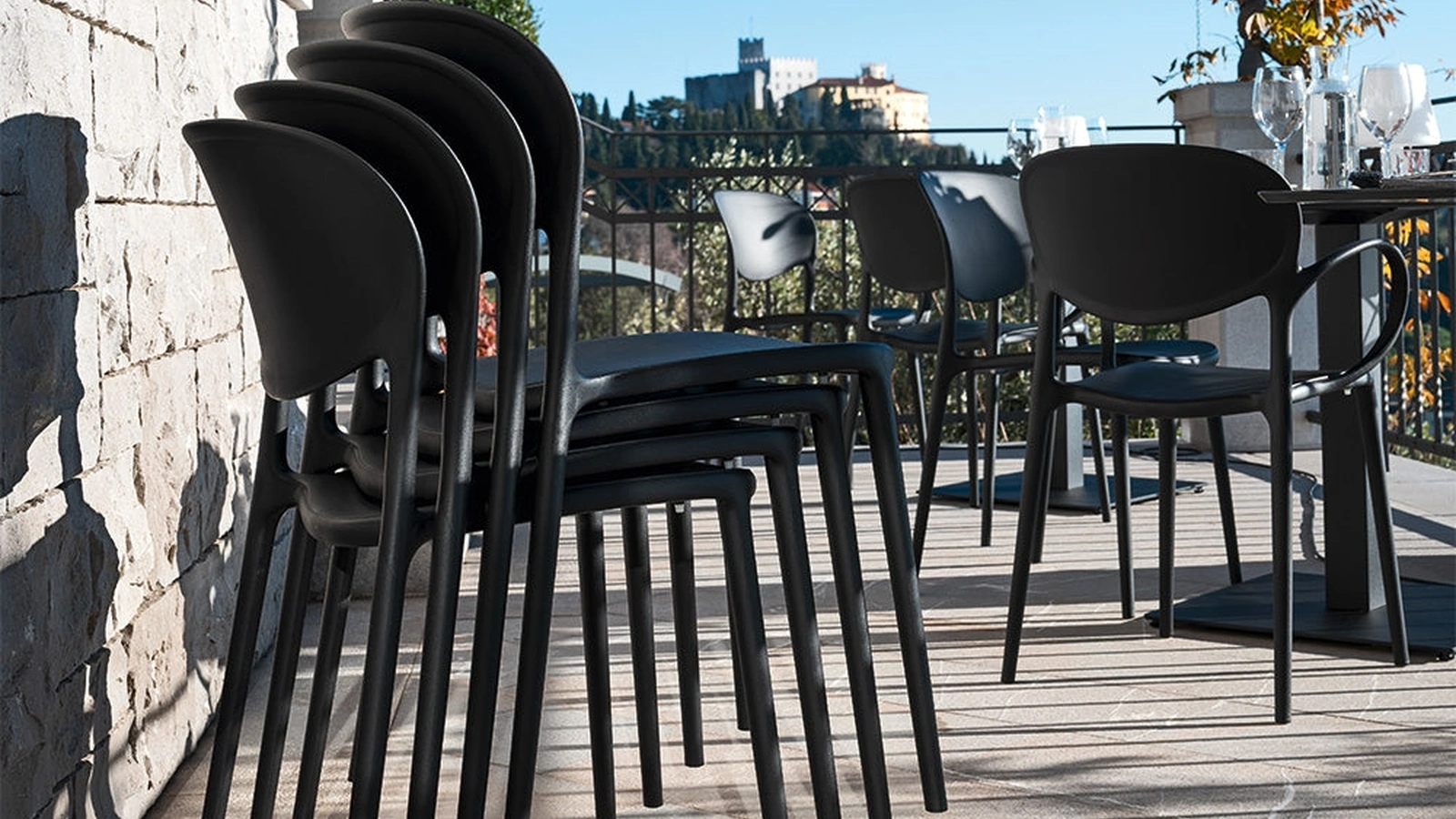 Sedia Abby di Connubia Outdoor