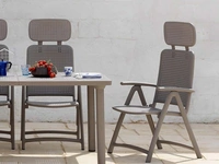 Sedia reclinabile Agua in polipropilene di La Seggiola