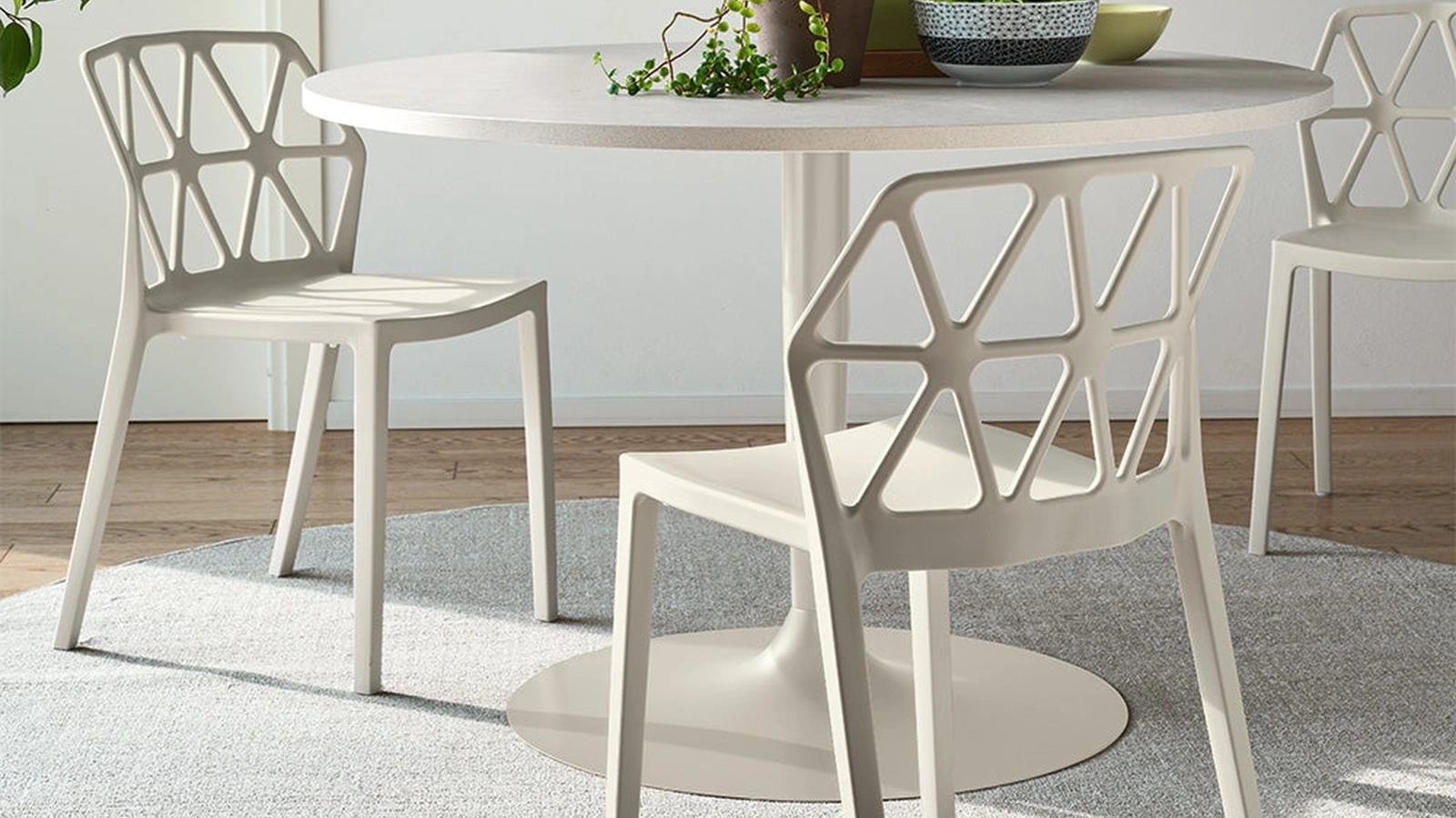 Sedia impilabile Alchemia di Connubia Outdoor