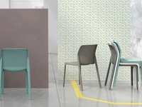 Sedia impilabile Bit in polipropilene di Sedie Brianza