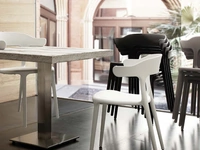 Sedia impilabile Brera in polipropilene di La Seggiola