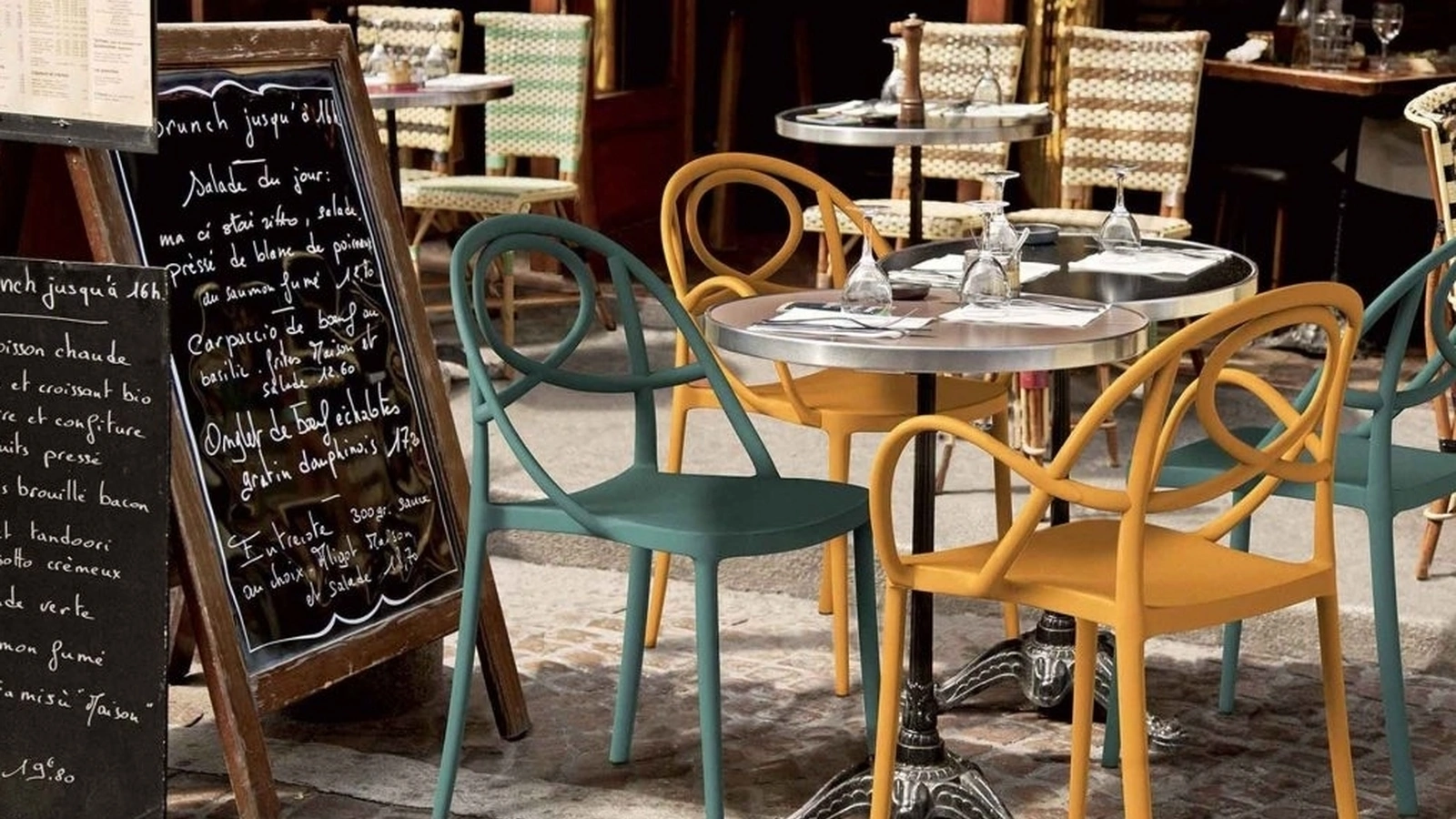 Sedia con o senza braccioli Elite in polipropilene di Sedie Brianza