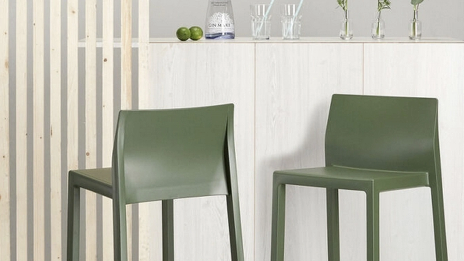 Sgabello Katy-SG in polipropilene di Sedie Brianza