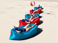 Lettino prendisole gonfiabile Lamzac 3|0 di Fatboy