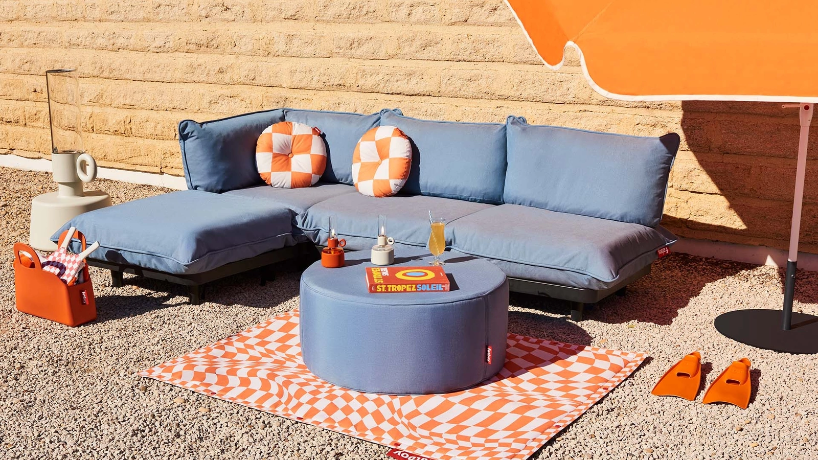 Divano Paletti Seat di Fatboy