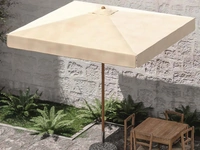 Ombrellone PTR LE in legno con apertura a doppia carrucola di La Seggiola