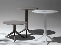 Tavolini Three rotondi in polipropilene di La Seggiola
