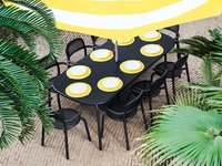 Tavolo Toní Tablo e Sedie in alluminio di Fatboy