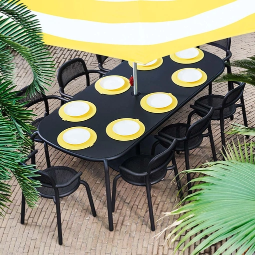 Tavolo Toní Tablo e Sedie in alluminio di Fatboy