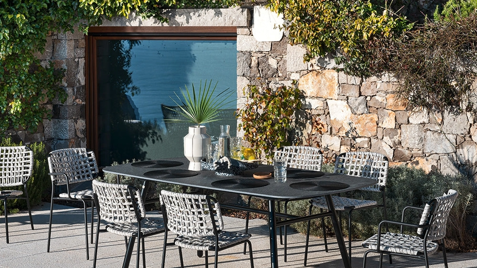 Tavolo rettangolare Yo! di Connubia Outdoor