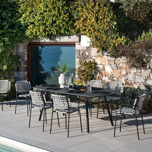 Tavolo rettangolare Yo! di Connubia Outdoor