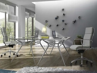 Seduta Operativa Alfa-CU in ecopelle imbottita di Sedie Brianza