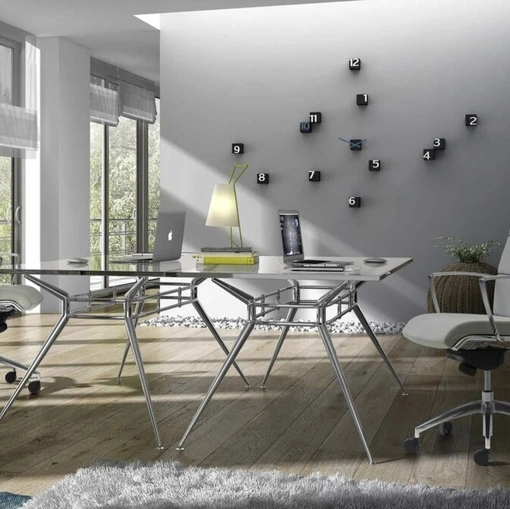 Seduta Operativa Alfa-CU in ecopelle imbottita di Sedie Brianza